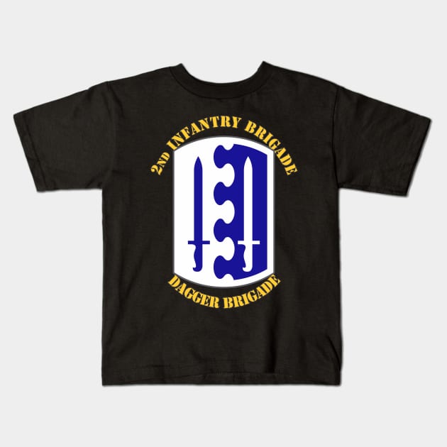 2nd Infantry Brigade Kids T-Shirt by MBK